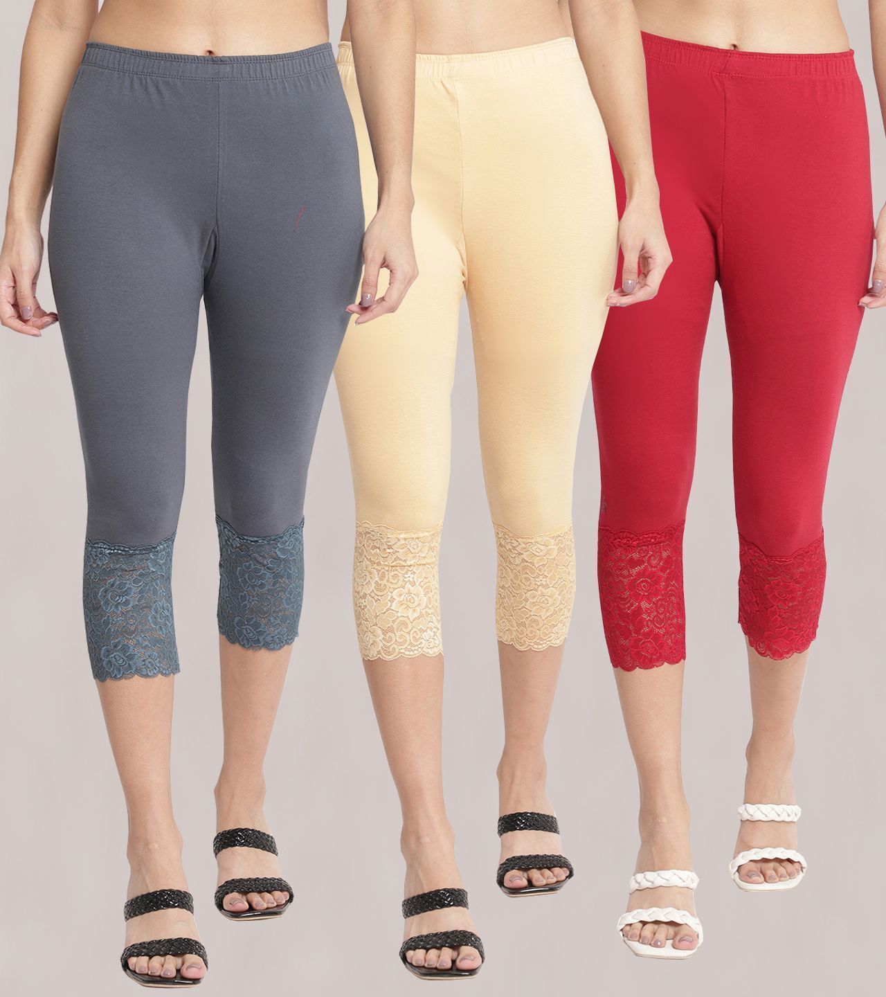 bamboo breeze Women Multicolor Capri-picture-36