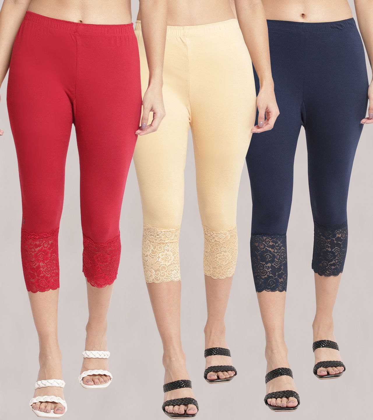 bamboo breeze Women Multicolor Capri-picture-3