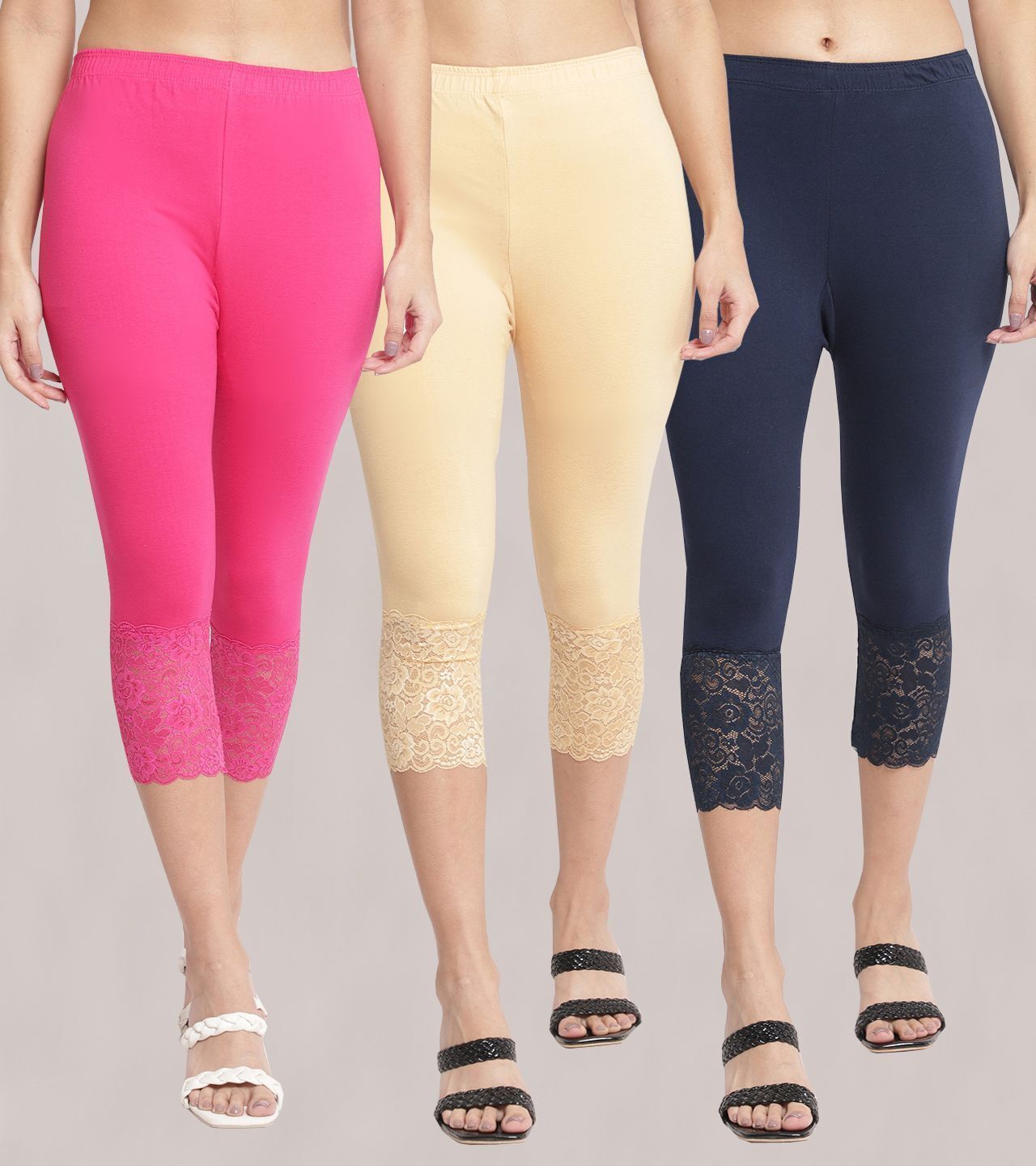 bamboo breeze Women Multicolor Capri-picture-16