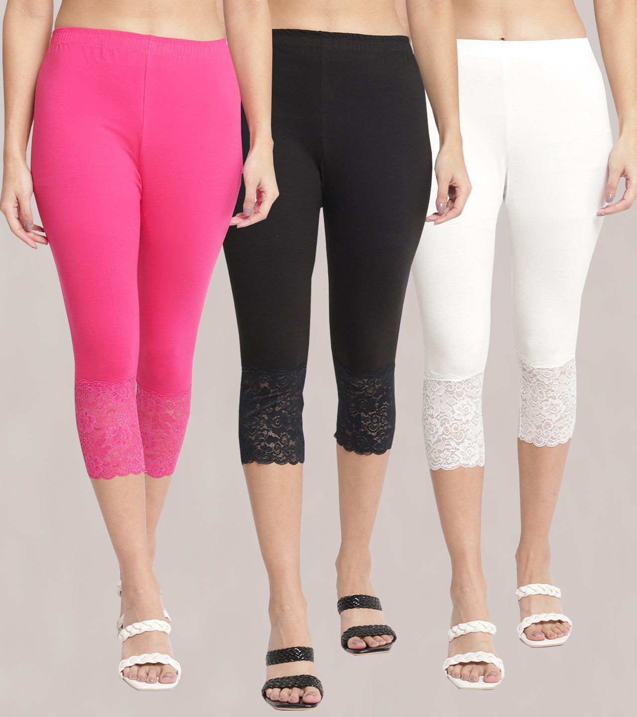 bamboo breeze Women Multicolor Capri-picture-37