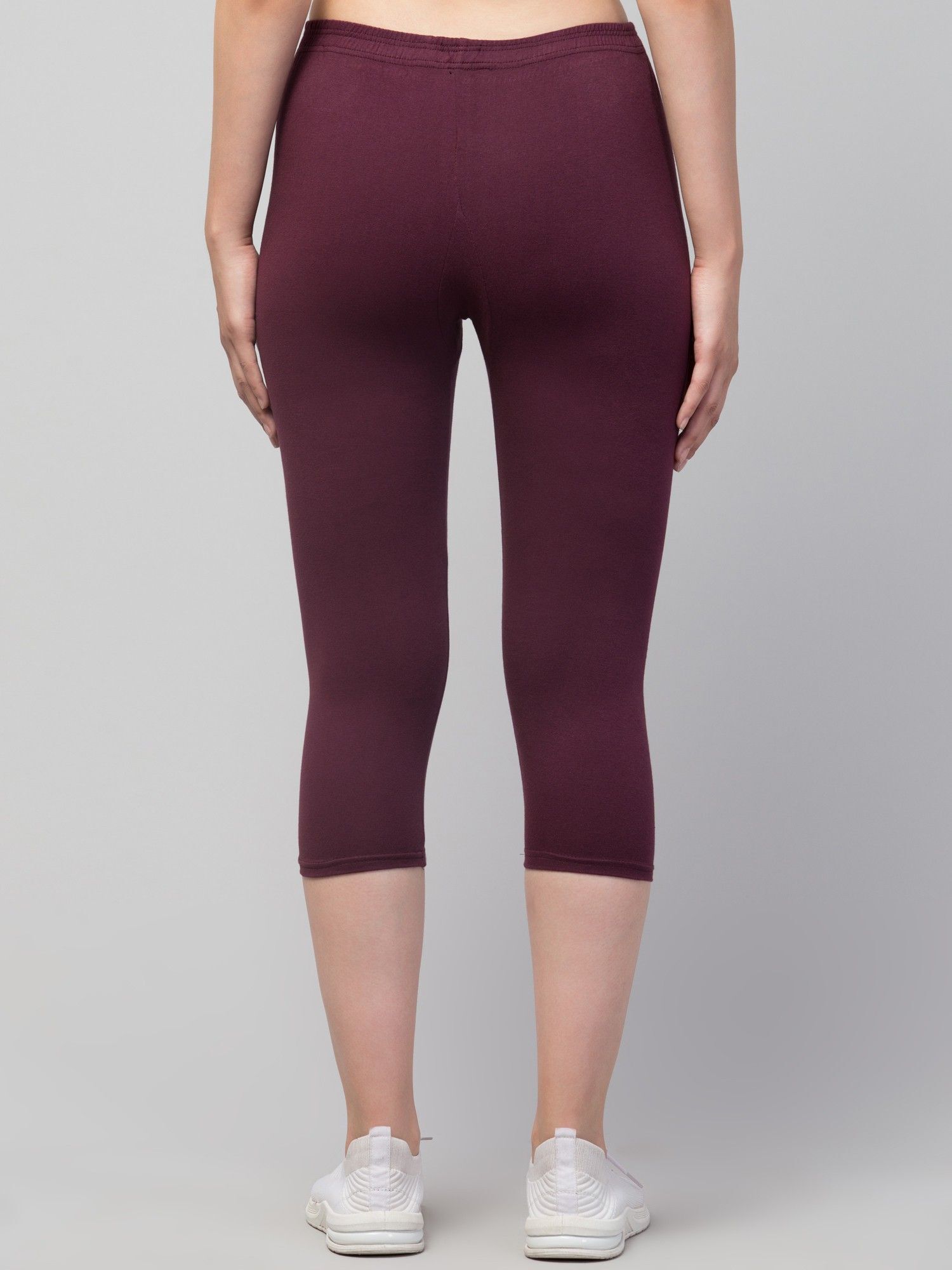 klowtcotrend Women Purple Capri-picture-21