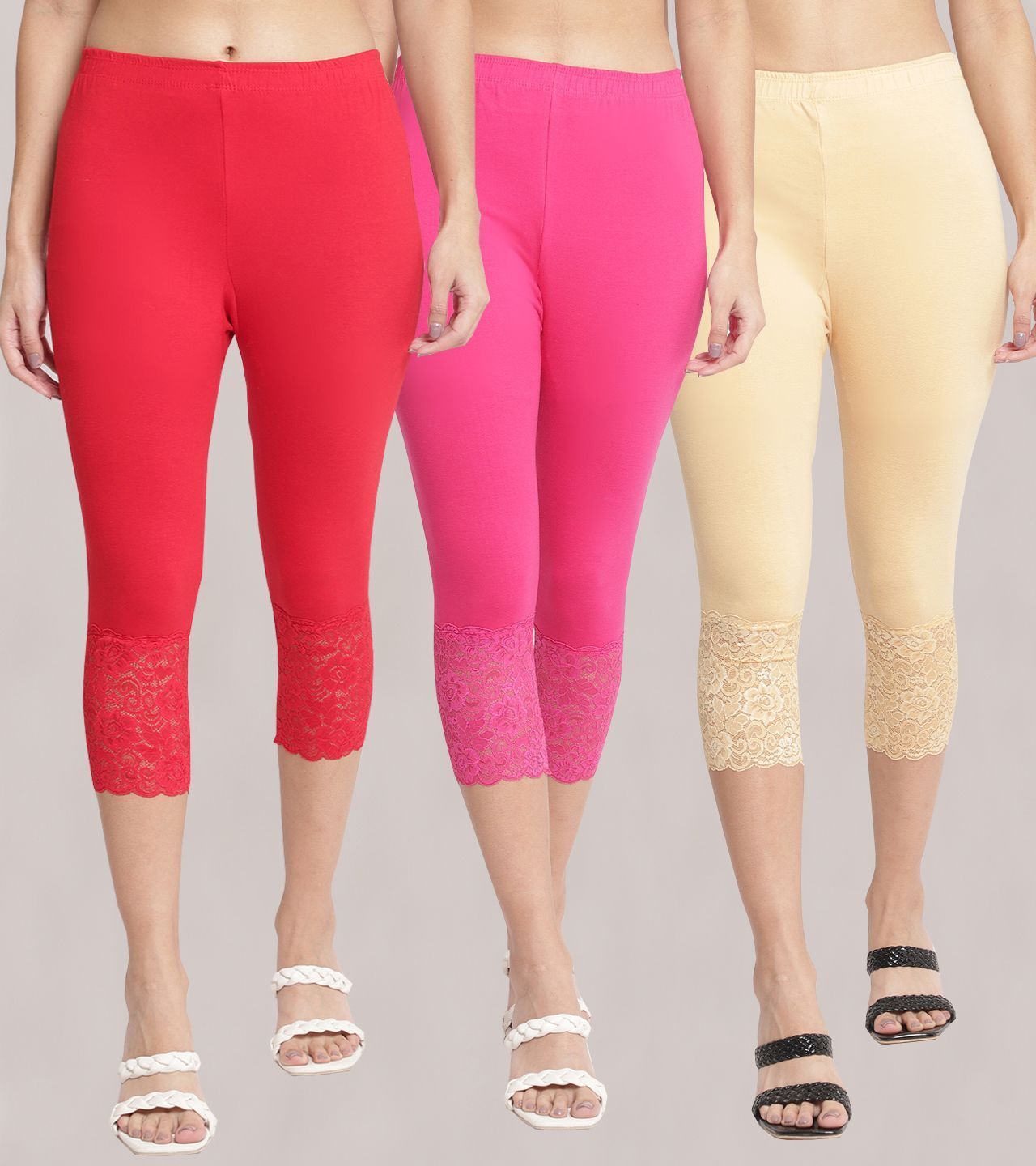 bamboo breeze Women Multicolor Capri-picture-43