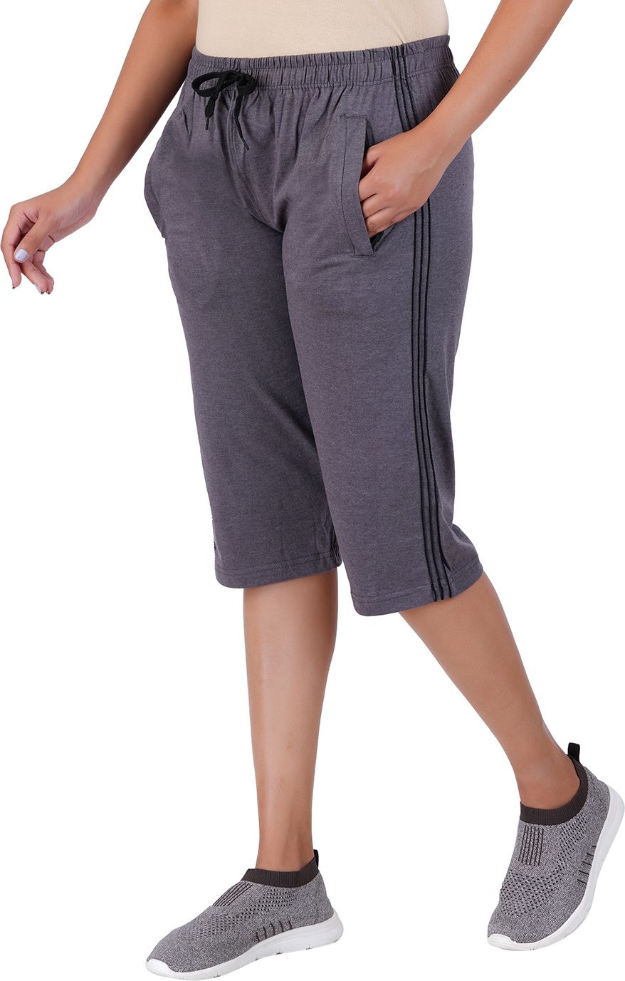 Women Grey Capri