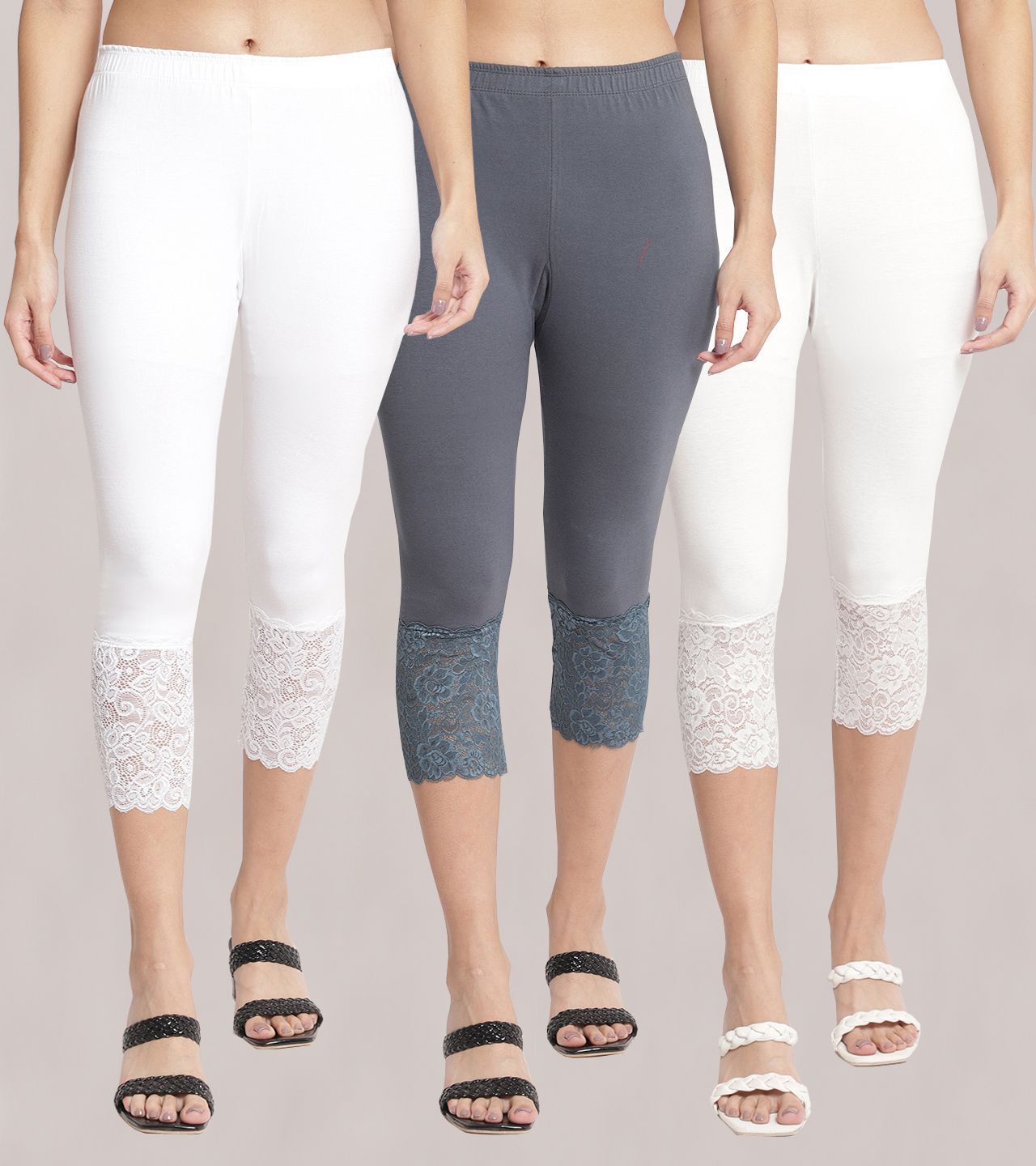bamboo breeze Women Multicolor Capri-picture-35