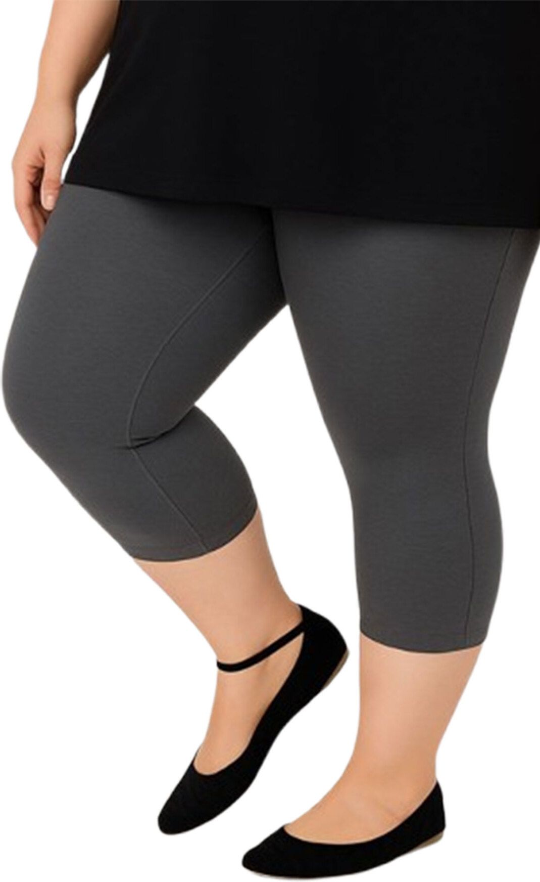 Women Grey Capri-image-41