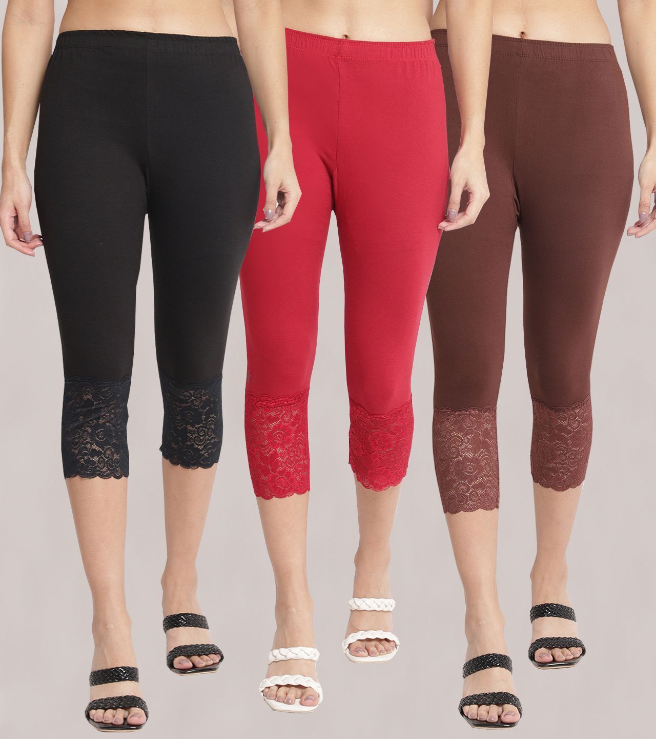 bamboo breeze Women Multicolor Capri-picture-48
