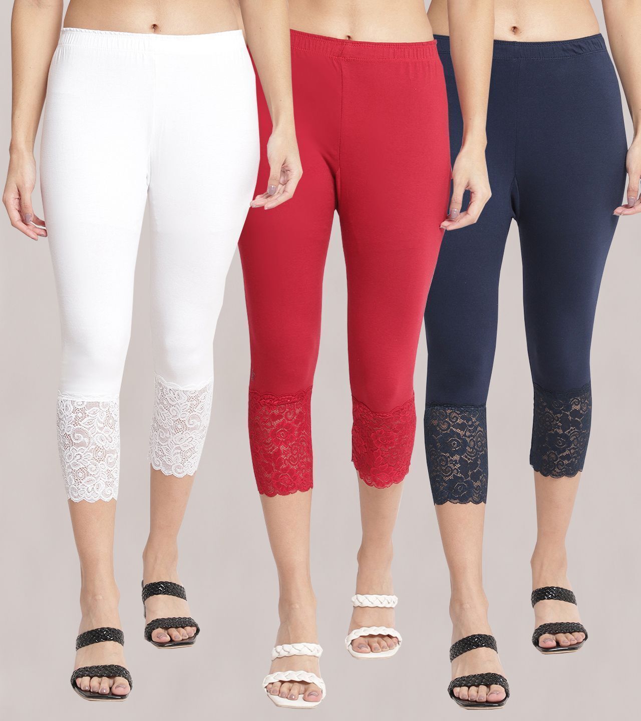 bamboo breeze Women Multicolor Capri-picture-13