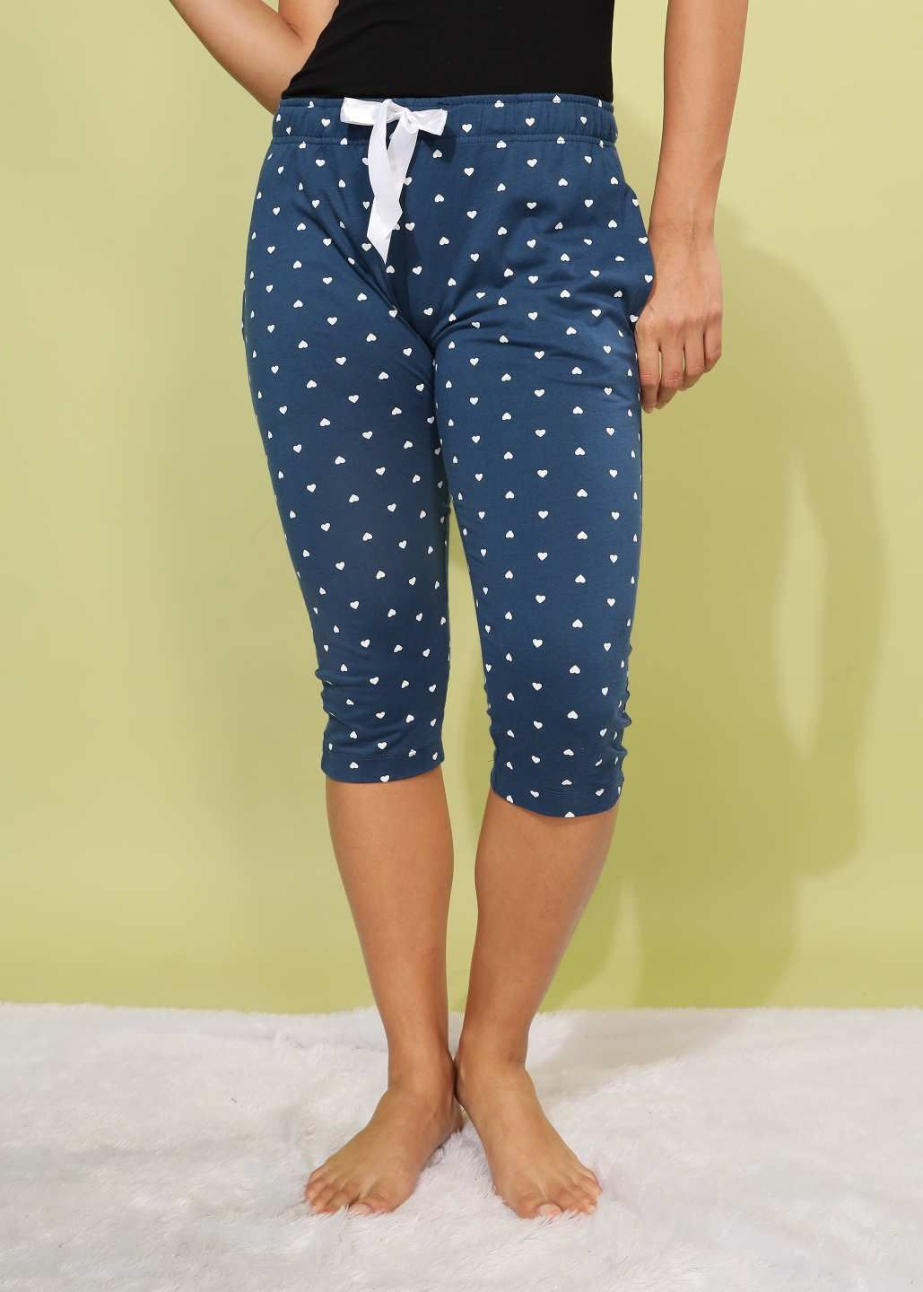 dollar missy Women Dark Blue Capri-picture-12