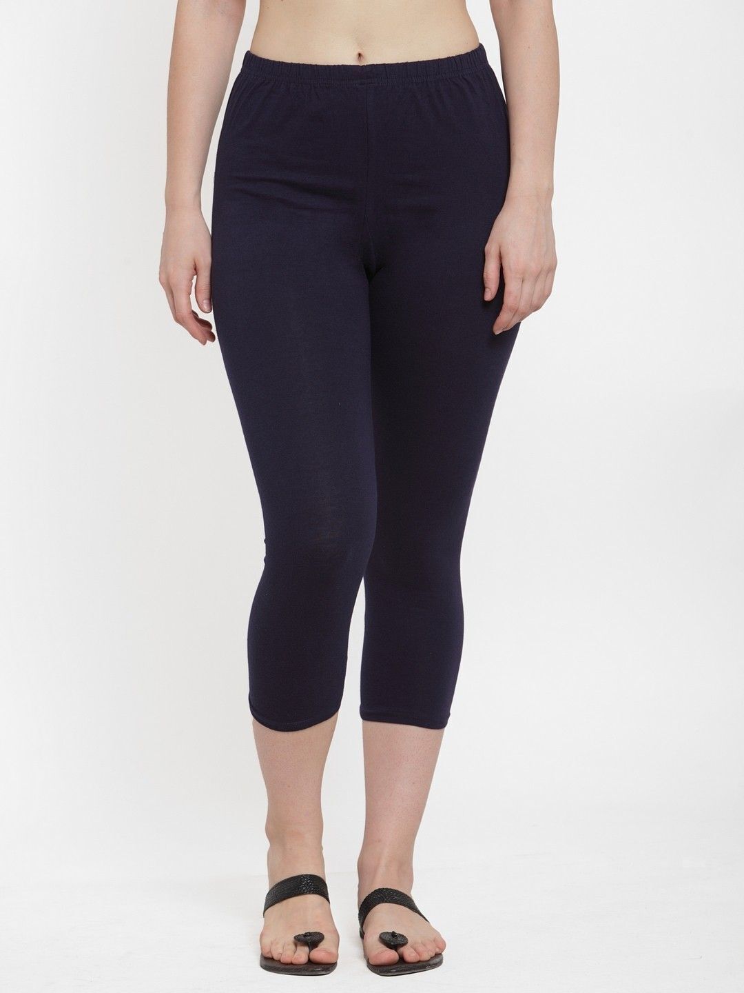Solid Women Dark Blue Tights-image-43