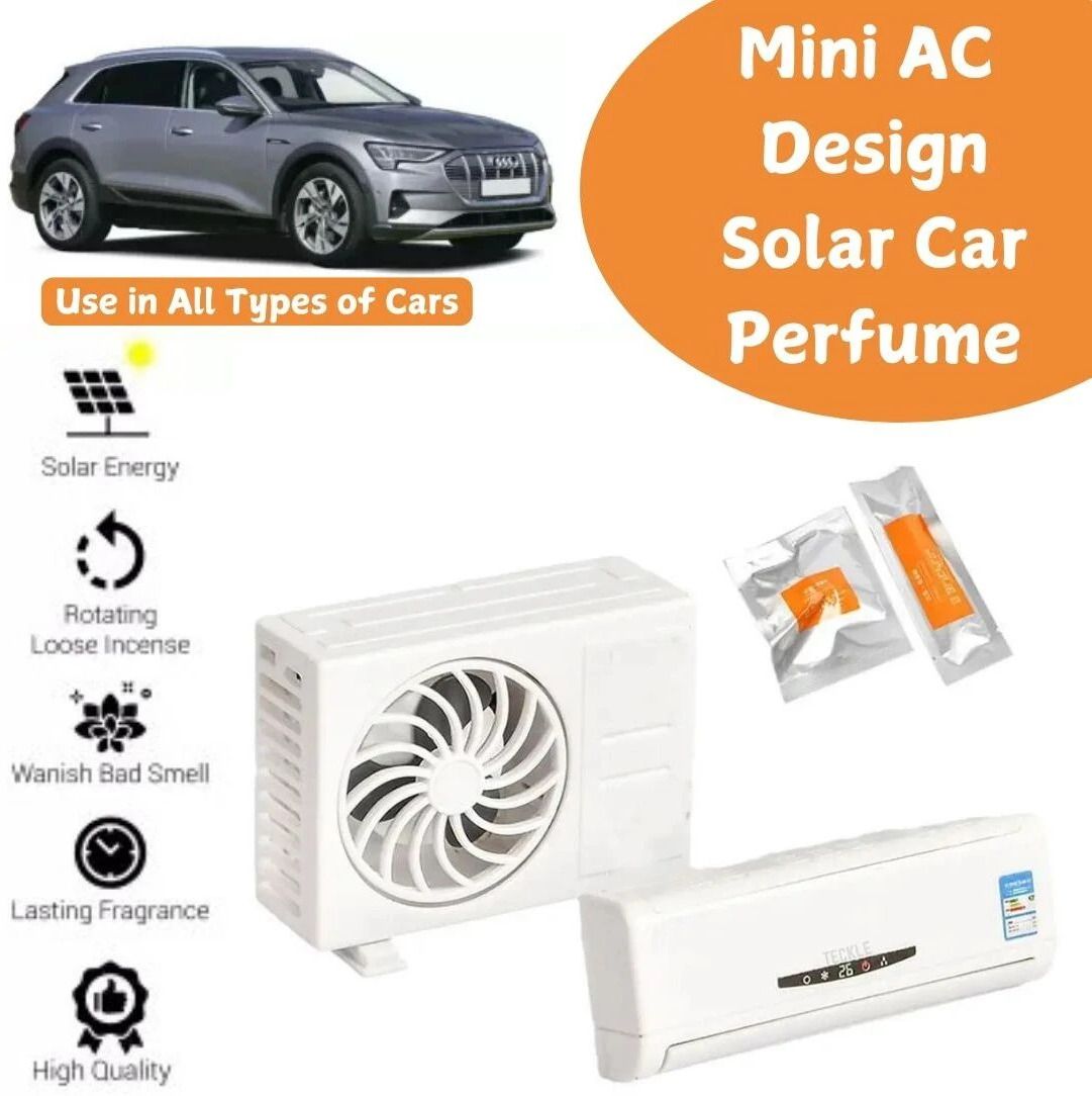 AC-DESIGN-25-SOLAR-PERFUME-SRC120325-23 Mini AC Solar Car Perfume Freshener Eco - Model AC014 Air Purifier