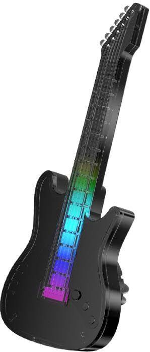 oceanic rose Diffuser Smart LED Car Air Freshener Guitar Shape with Three Adjustable Light Effect-image-41