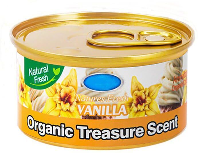 knyuc mart Vanilla Blocks Car Air Freshener Can 45gm.| Long-Lasting Solid Gel Fragrance for Car, Office & Home | Compact Cupholder Fit | Odor Eliminator & Refreshing Aroma for Fresh Drive Experience (Vanilla)-picture-26