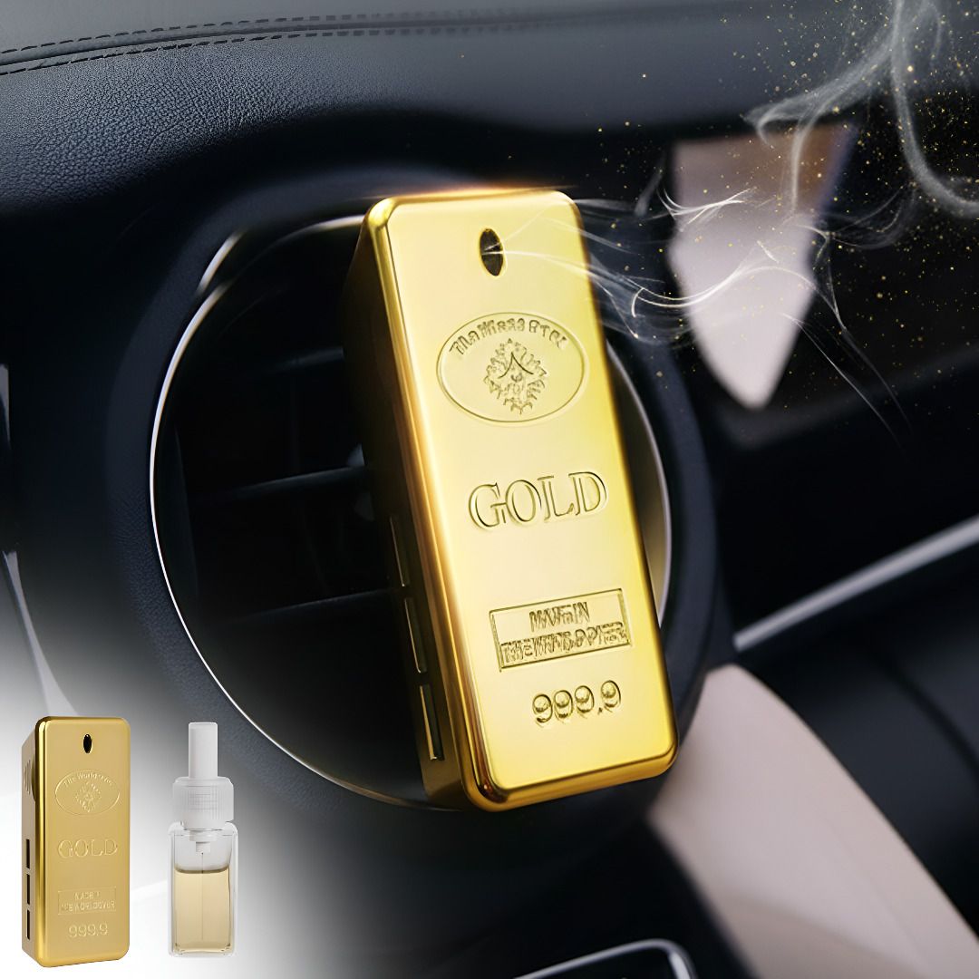 eliteauto Luxury Gold Bar Car Ionizer Premium Car Air Freshener Car Dashboard For All Cars gold bar pf Air Purifier-picture-24