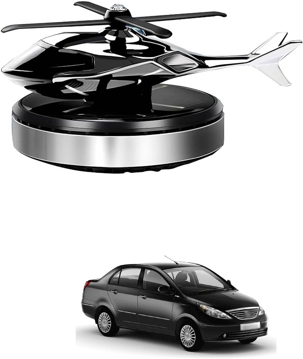 Car Air Freshener Car Fragrance Diffuser Creative Solar Helicopter Perfume 756 Air Purifier-image-25