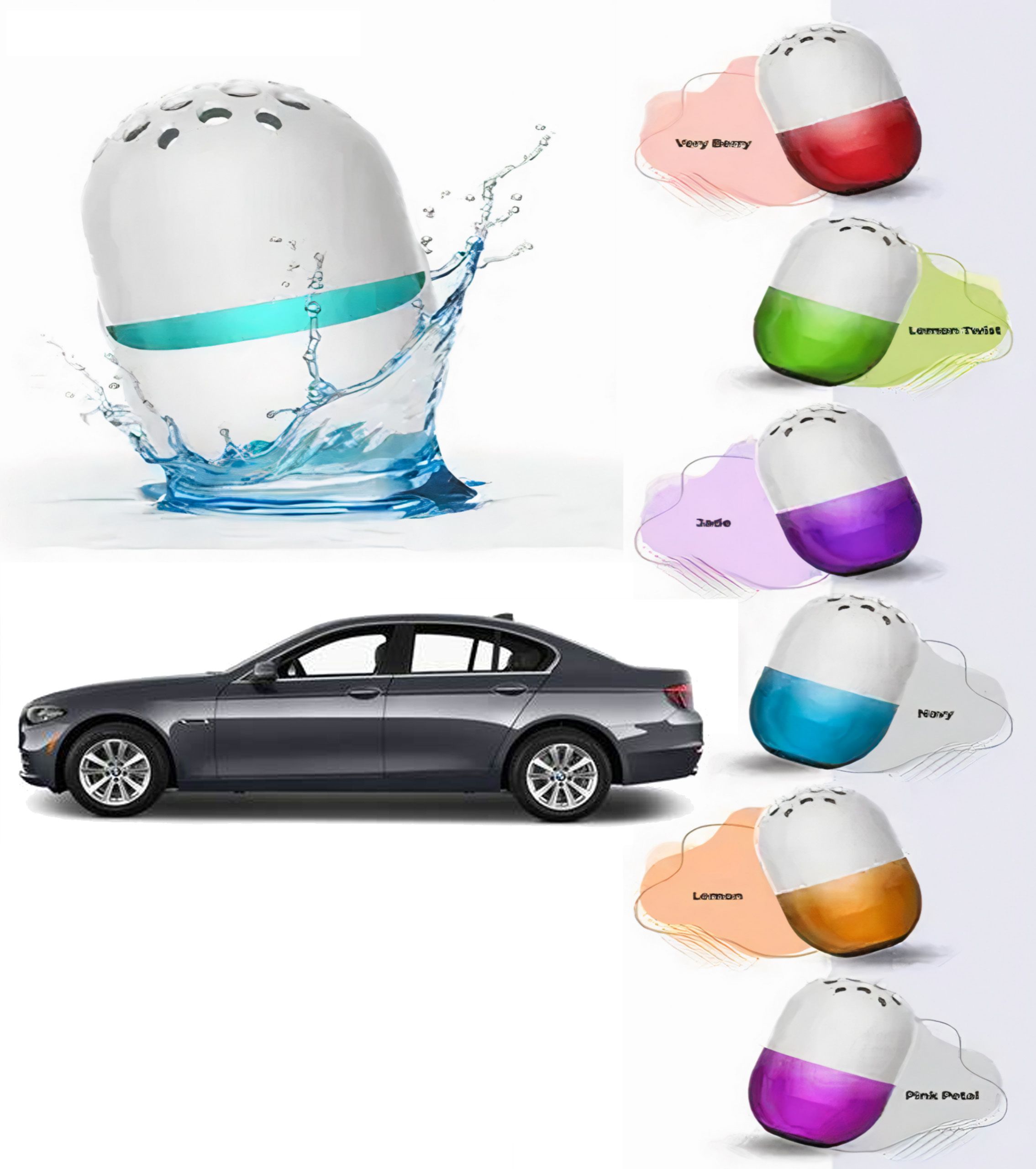 shopone trading Car Mint Air Freshner Pack Of 1 (Multicolor) For 5 Series Mint Air Golf Car Freshner Air Purifier-picture-13
