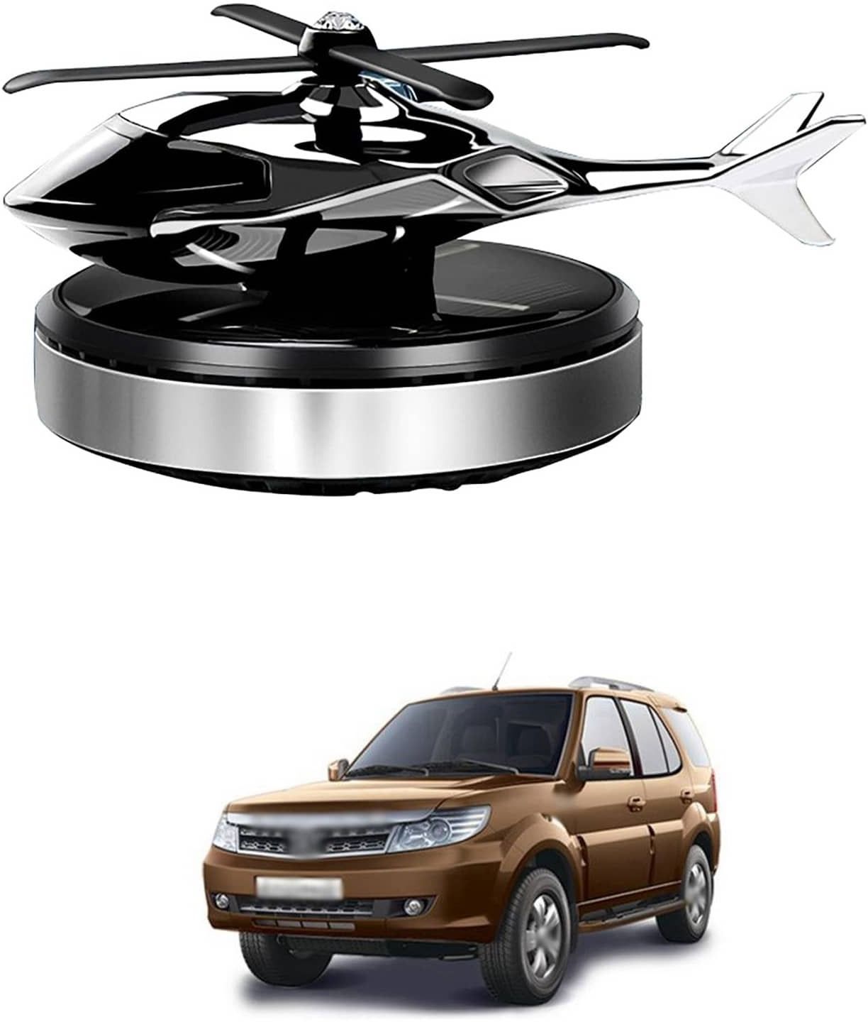 lovmoto Car Air Freshener Car Fragrance Diffuser Creative Solar Helicopter Perfume 752 Air Purifier-picture-22