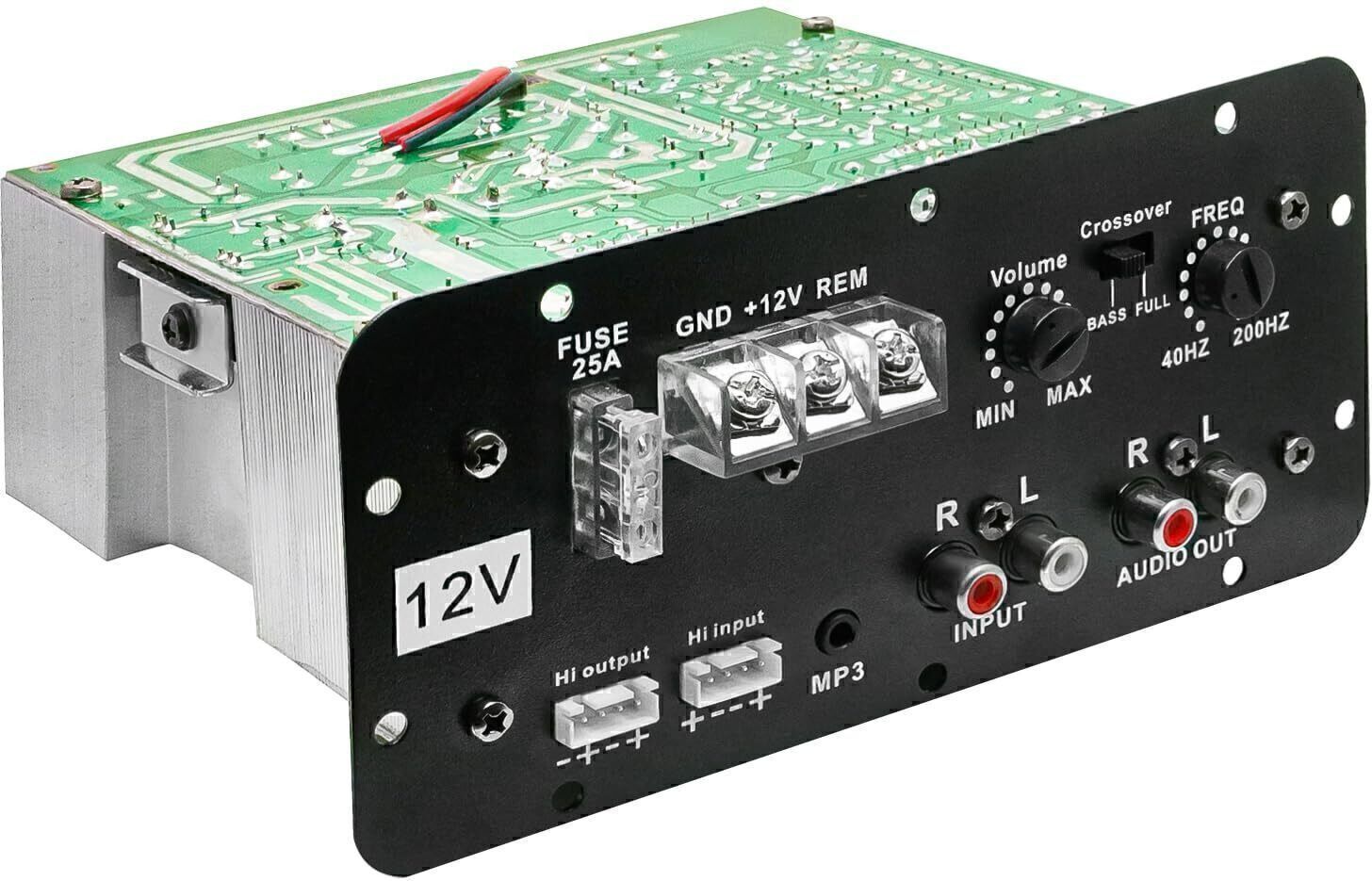 Car Basstube, Subwoofer Slayer, Pure Bass, ThumpMaster Mono Bass (120W, 12V DC) Mono Class AB Car Amplifier-image-22