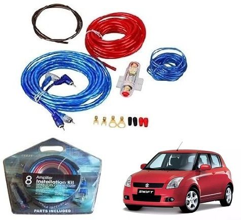 Amplifier Installation Wiring kit for Maruti Suzuki Swift 2007 Multi Class B Car Amplifier-image-47