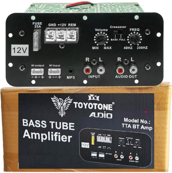 12V Mono Channel 120W Car Amplifier Stereo, Bass Tube Sub Woofer kit Mono Class AB Car Amplifier-image-24