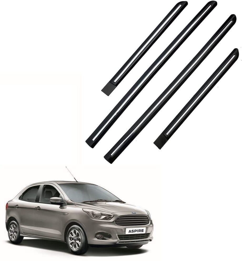FORD FIGO ASPIRE 2015-2022 DOOR SIDE BEADING CHROME LINE SET OF 4 Car Beading Roll For Door-image-24