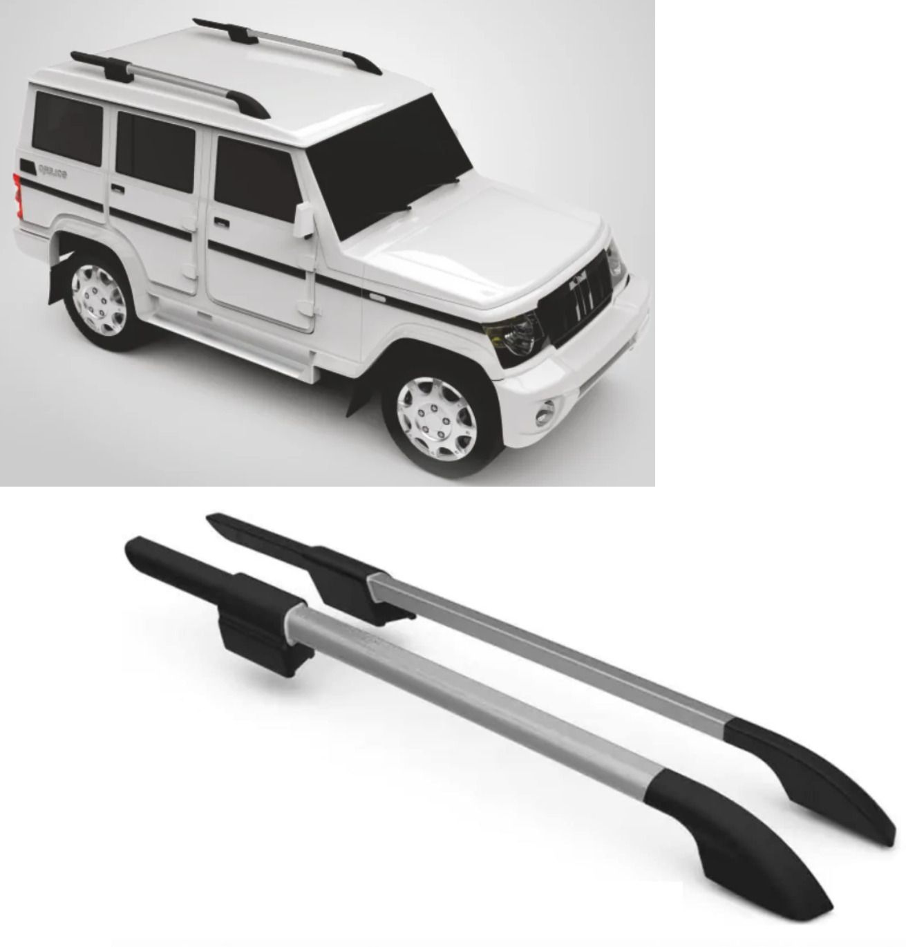 Roof Rail For Mahindra Bolero Silver Car Beading Roll For Door, Bumper, Hood, Grill and Garnish Cover-image-46