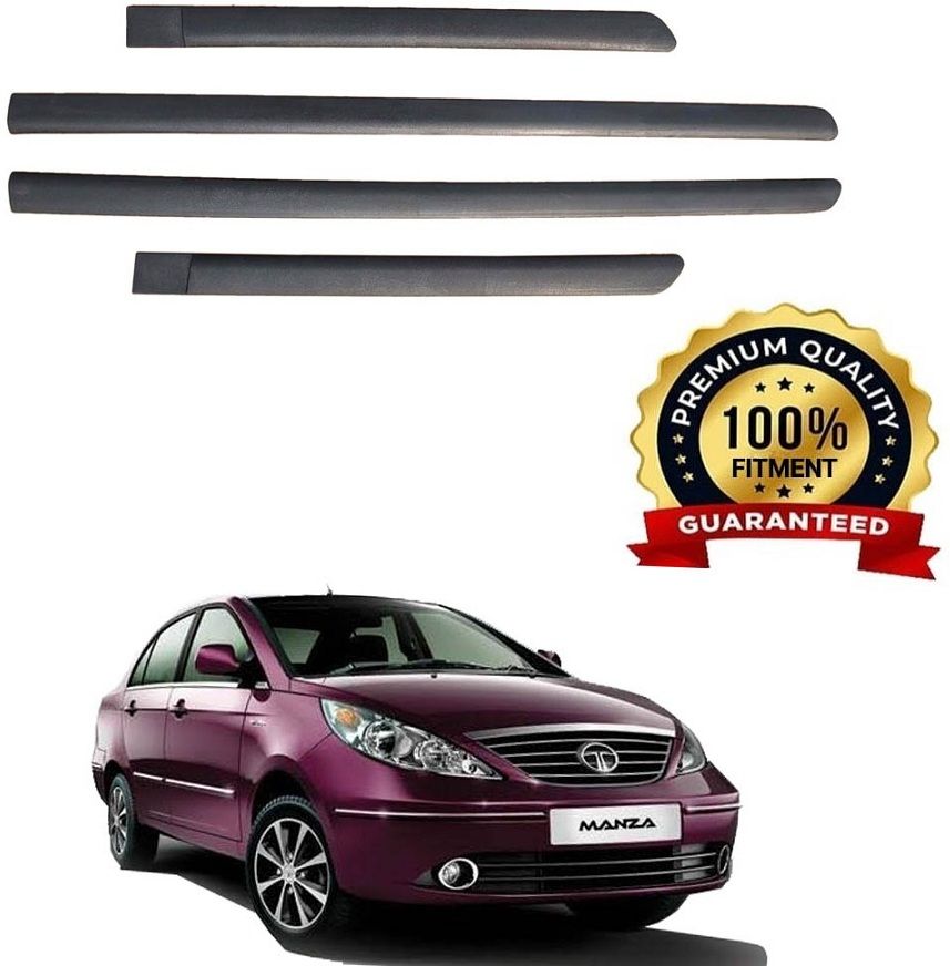 shopone Car Door Side Beading Moulding for Tata MANZA all model (Set of 4) (44) Car Beading Roll For Door-picture-12