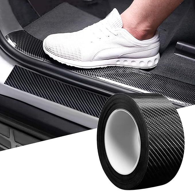 Anti Scratch White Carbon Fiber Polyvinyl Chloride Paint Protection Film for Car Car Beading Roll For Bumper, Door, Grill and Garnish Cover, Hood, Trunk, Window, Window Sill, Bonnet, Boot Lid-image-9
