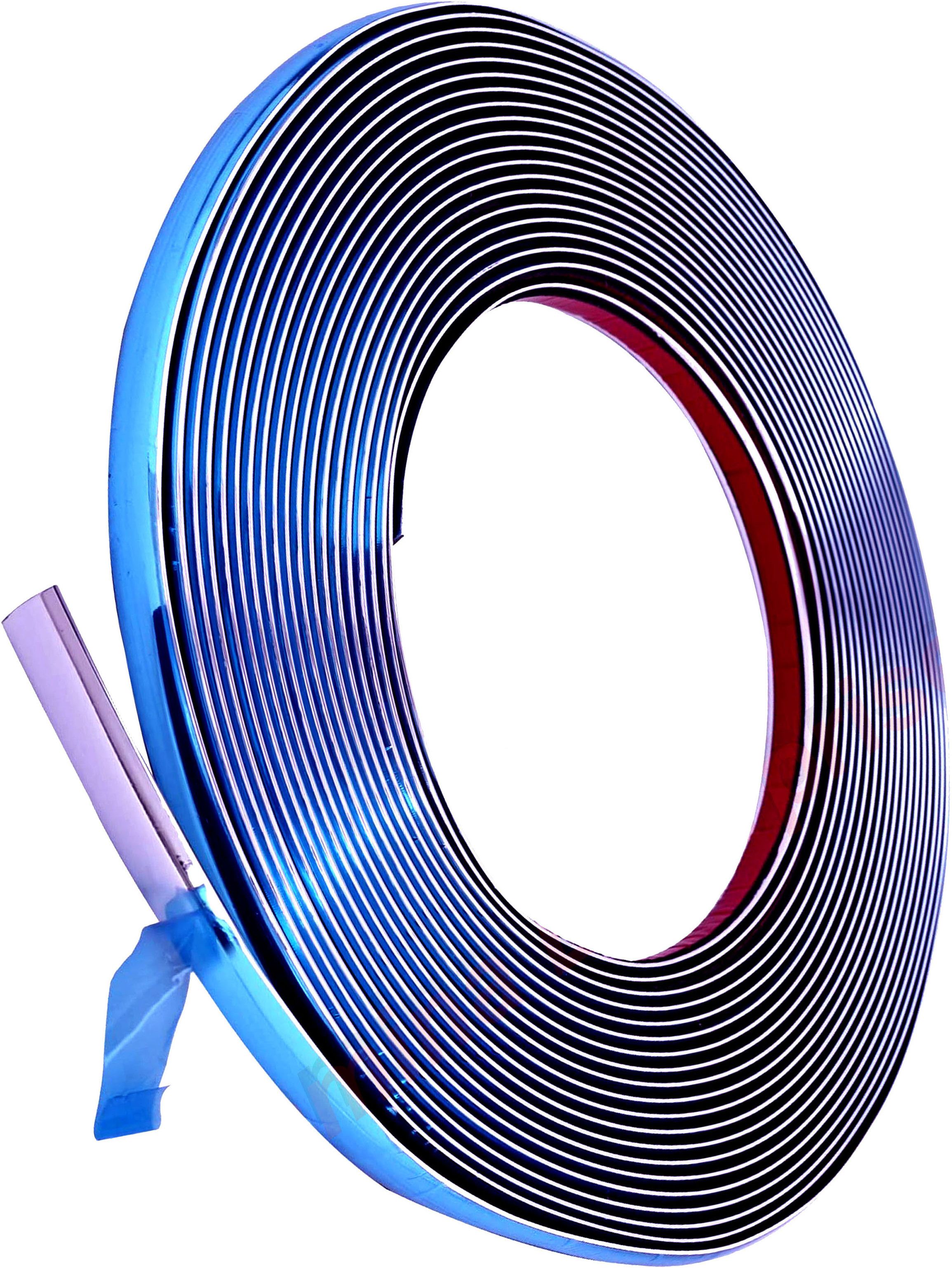 Car Side Chrome Beading roll For Car Exterior Decorating and Styling Strips (12 mm 3 Meter) Car Beading Roll For Grill and Garnish Cover, Window, Door, Bumper, Trunk, Hood-image-12