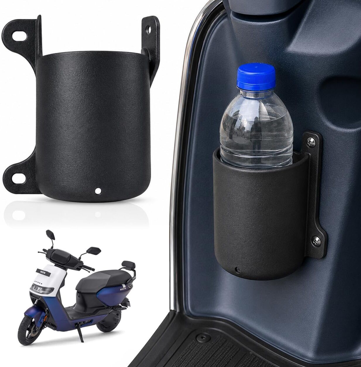 srphere Heavy-Duty Cup Holder for Water Bottles, Mobile Phone, Drink Holder for Aprilia Car Bottle Holder-picture-7