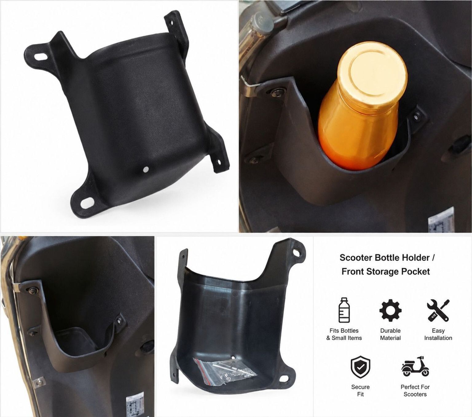 Front Storage Glove Box Bottle Holder Heavy Handlebar Left Side Pocket Cup Car Bottle Holder-image-4