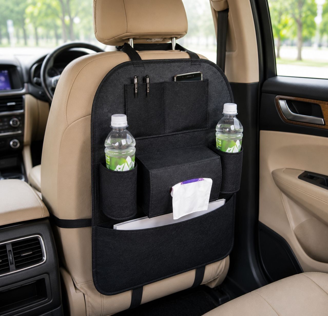 good finds Car Seat Back Oraganizer-1 Car Bottle Holder-picture-38