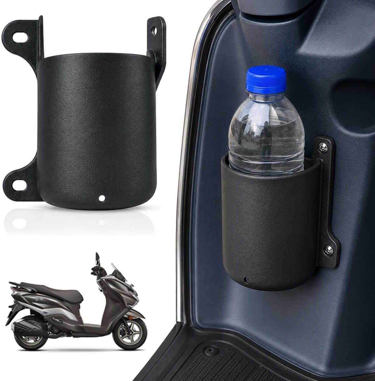 srphere Heavy-Duty Cup Holder for Water Bottles, Mobile Holder for Jupiter 110 Car Bottle Holder-picture-26