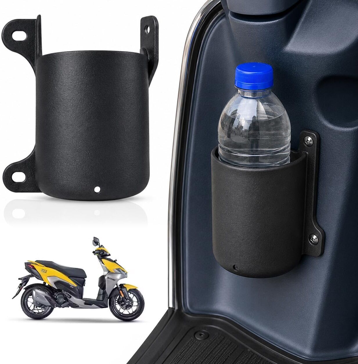 srphere Heavy-Duty Cup Holder for Water Bottles, Mobile Phone, Drink Holder for Chetak Car Bottle Holder-picture-36
