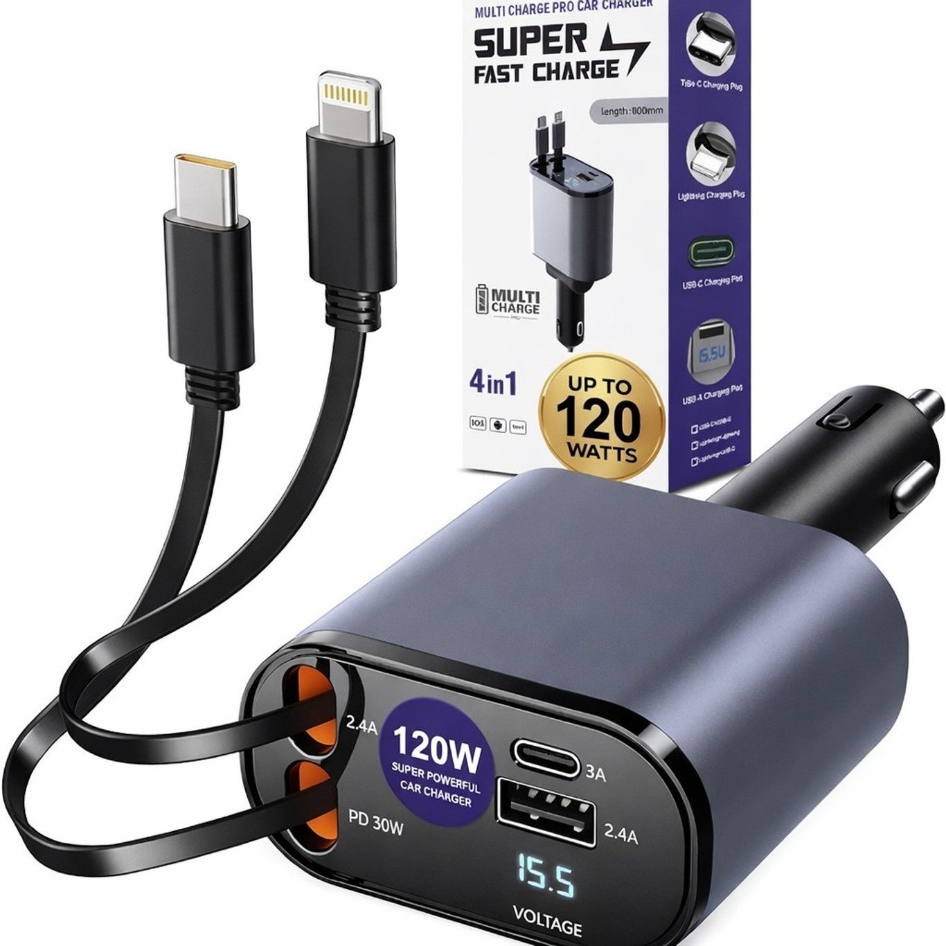 120 W Turbo Car Charger-image-15