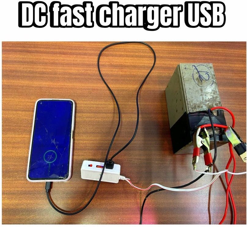 GoodsBazaar Dual Port USB Mobile Charger 12V DC Converter 12 Volt Power Adaptor SMPS Charger-picture-23