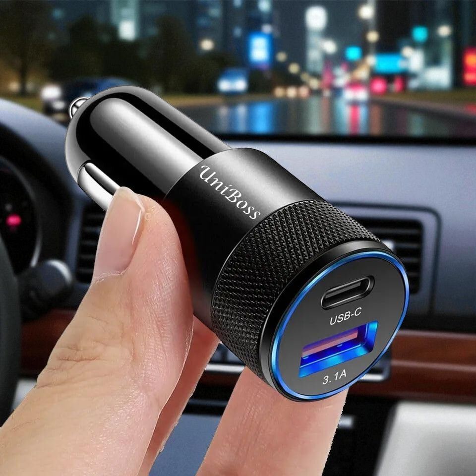 44 W Qualcomm Certified Turbo Car Charger-image-46