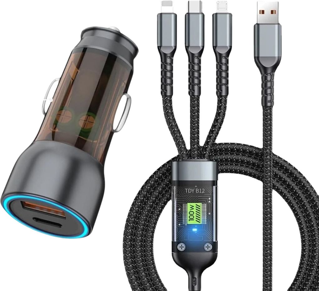 61.2 W Qualcomm 3.0 Turbo Car Charger-image-5