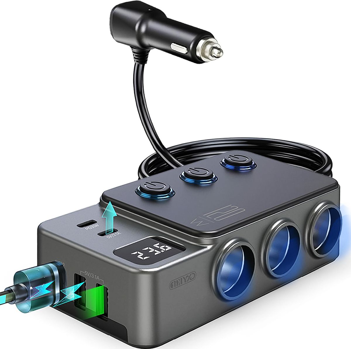 zitronix 120 W Turbo Car Charger-picture-16