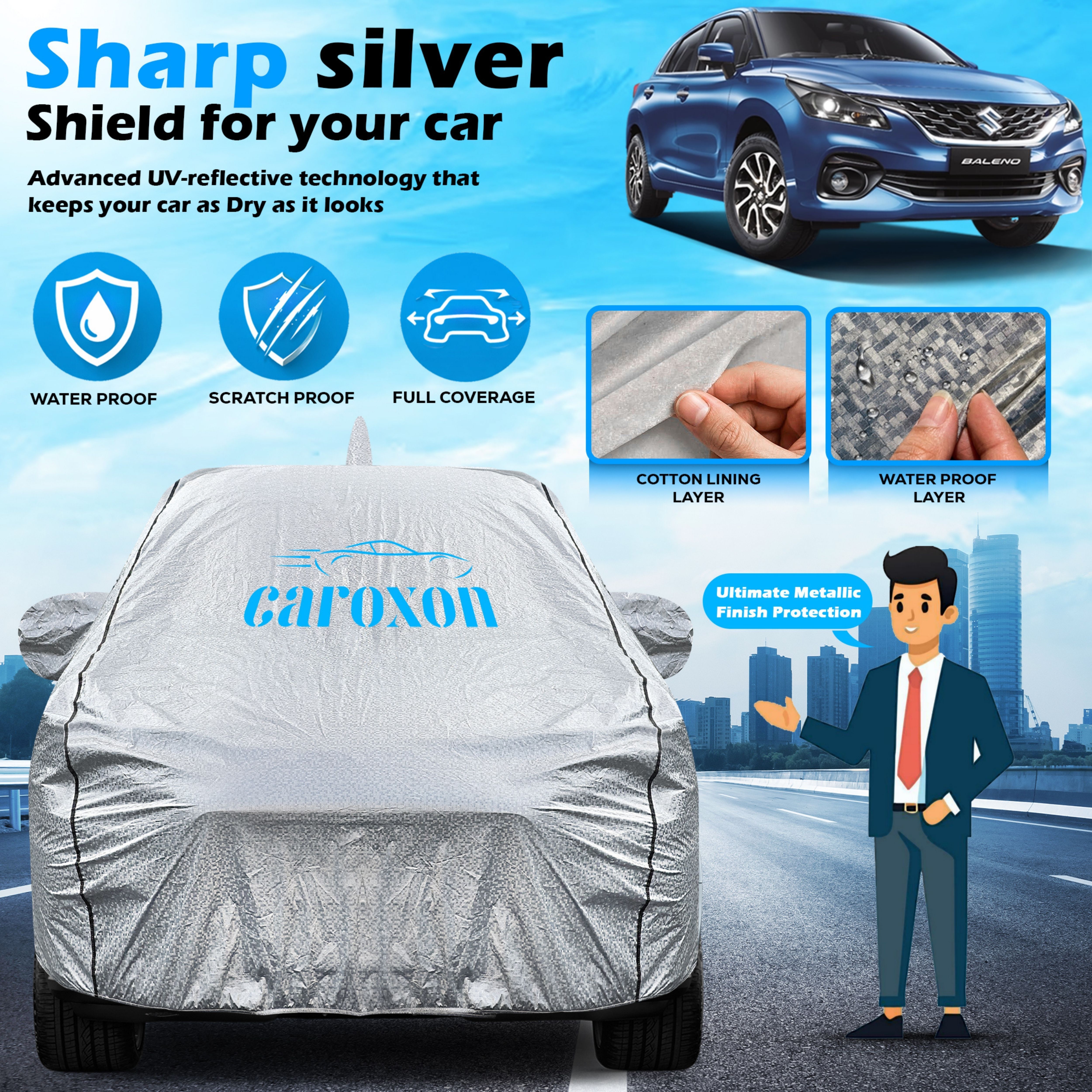 Maruti Suzuki Baleno Body Cover-image-3