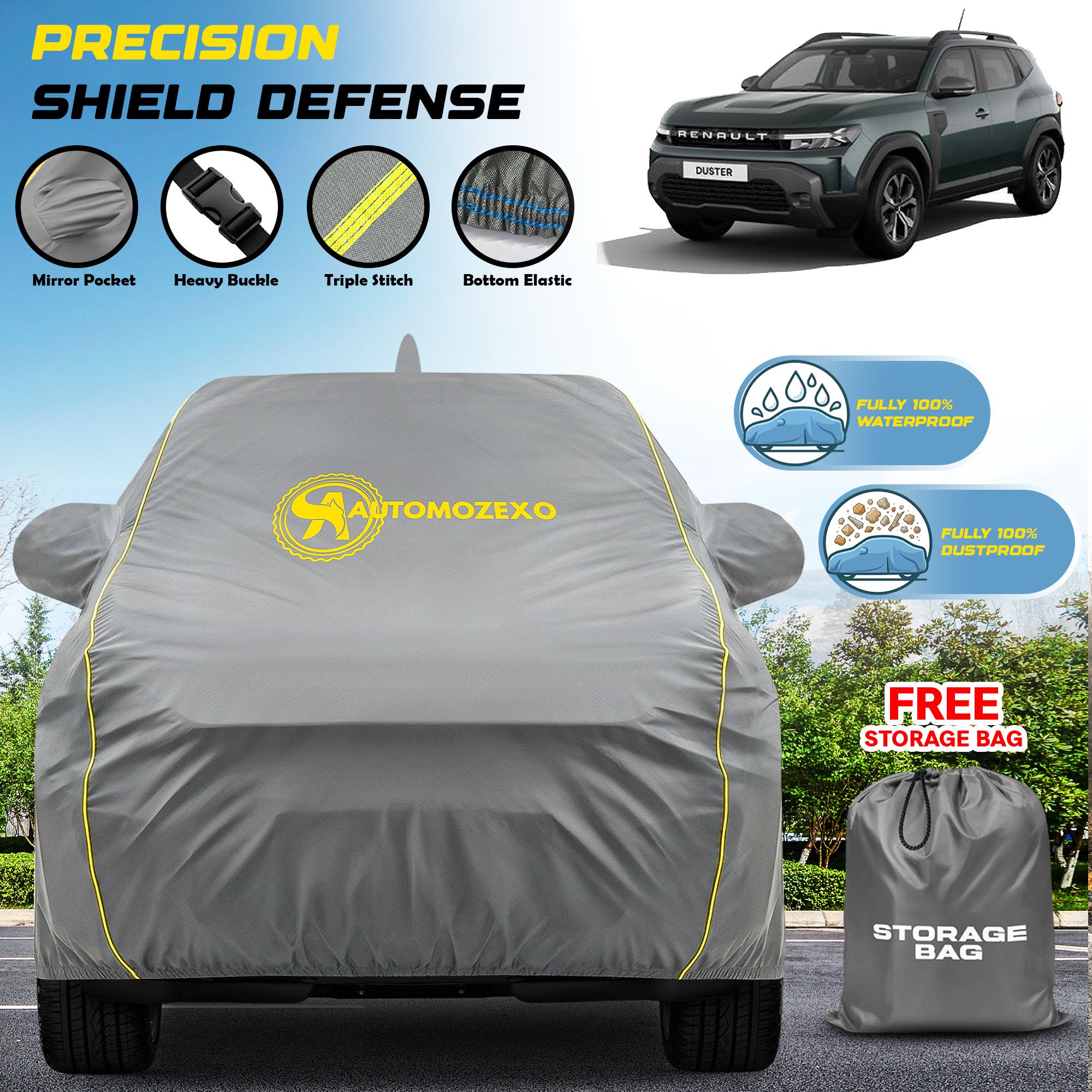 automozexo Renault Duster Body Cover-picture-12