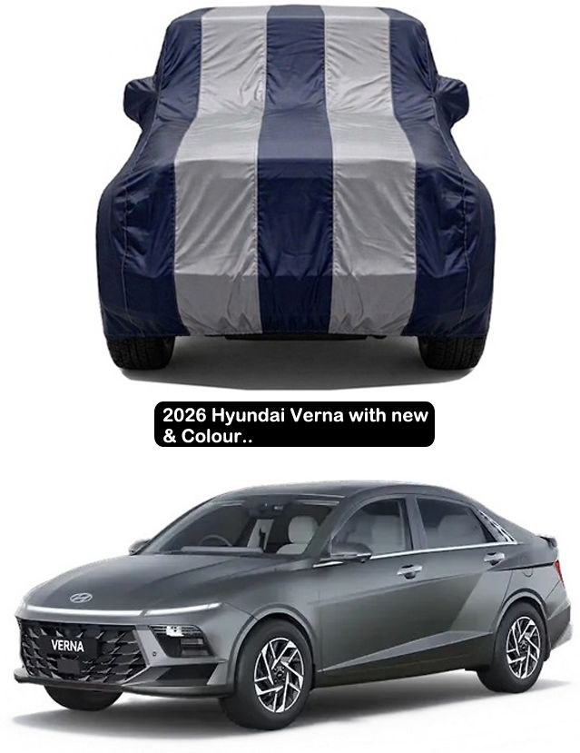 tricway Hyundai Verna car cover, 2026 Hyundai Verna car body cover, Suitable for all Verna car model 2021 2022 2023 2024 2025 2026, Verna cover, Best car cover for verna all model, hyundai verna, Verna, verna car, verna, Verna car cover with mirror pockets, Windproof Verna cover with belt and buckle, Triple-stitched Verna Body Cover-picture-37