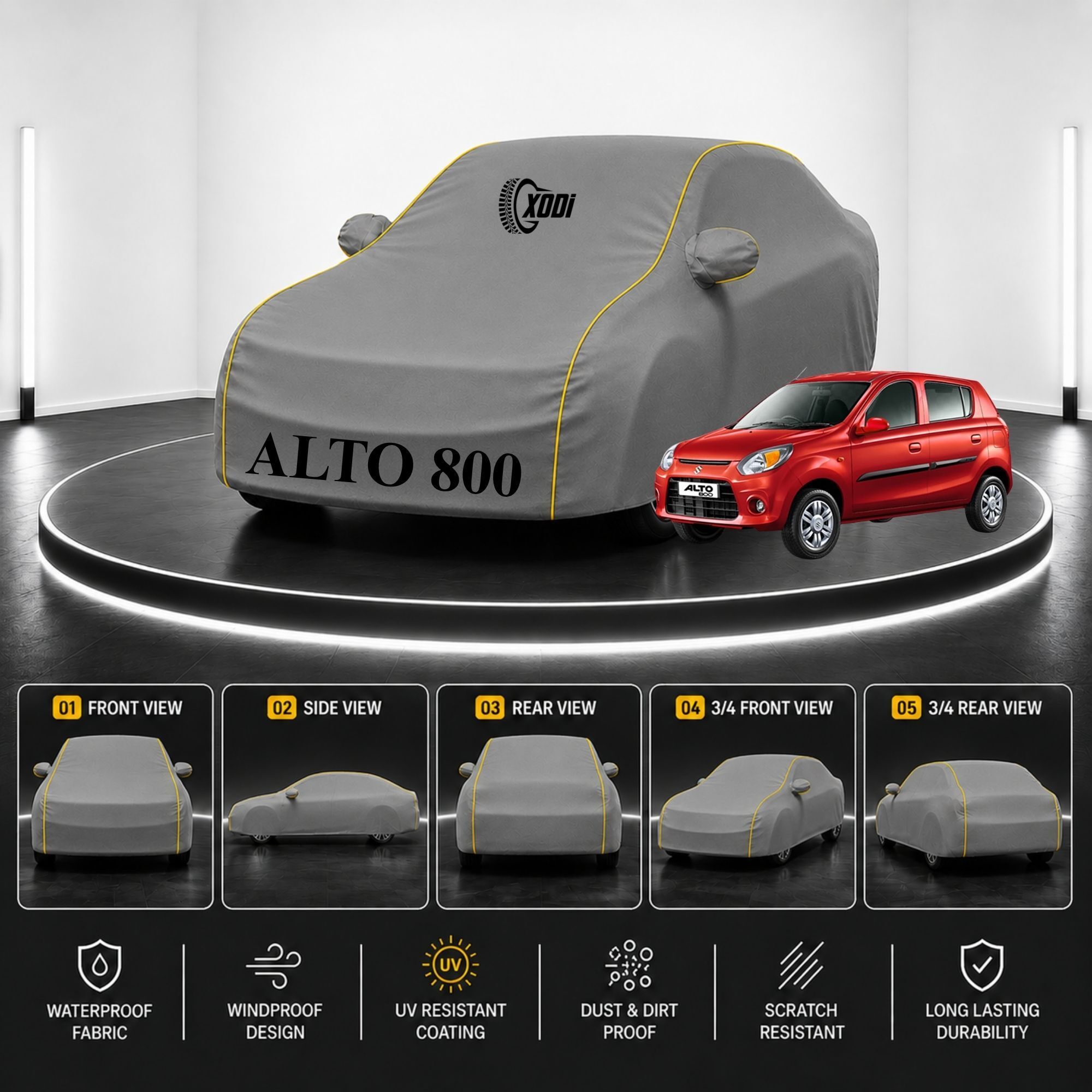 xodi Maruti Suzuki Alto 800 Body Cover-picture-21