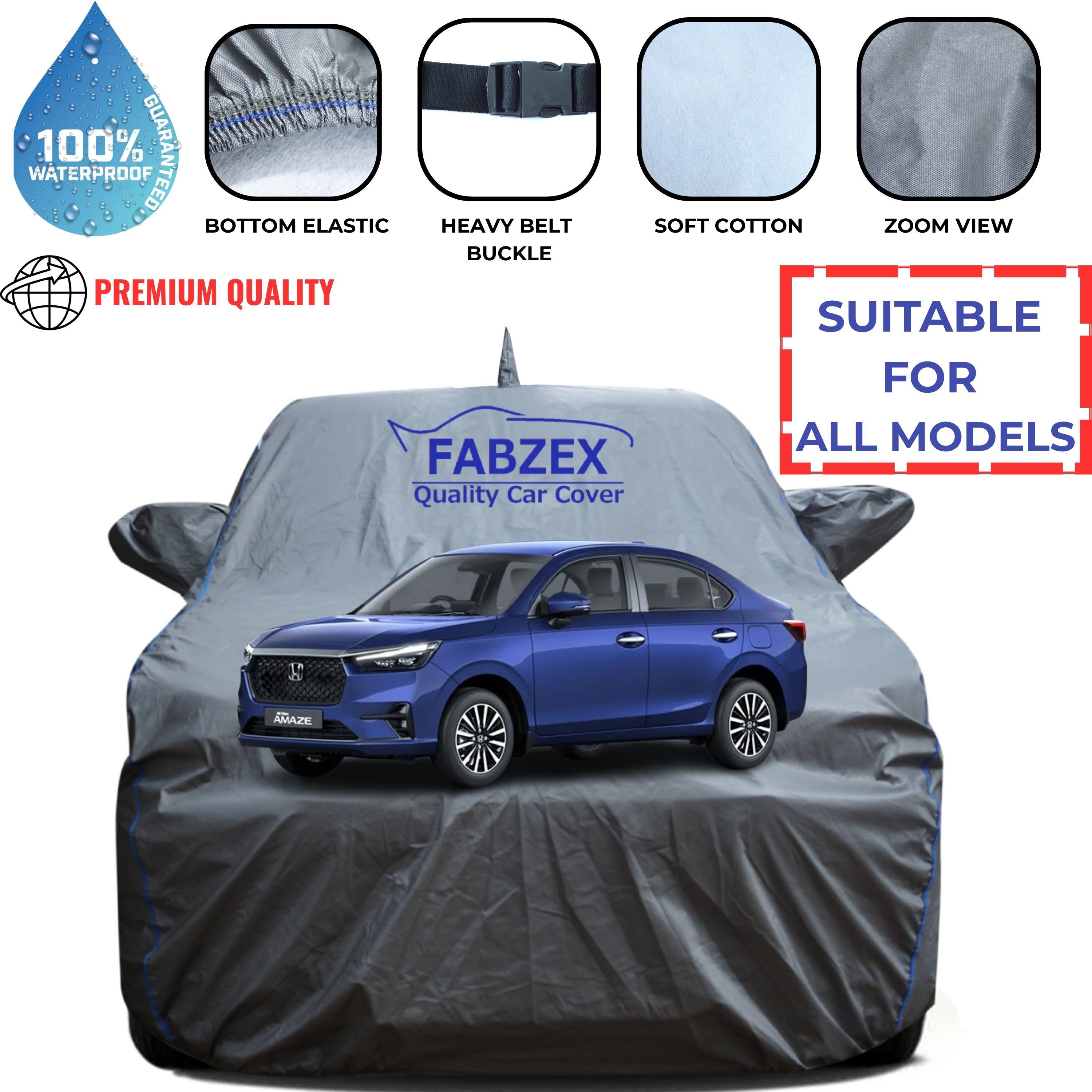 Honda Amaze, Amaze E Diesel, Amaze E Petrol Body Cover-image-45