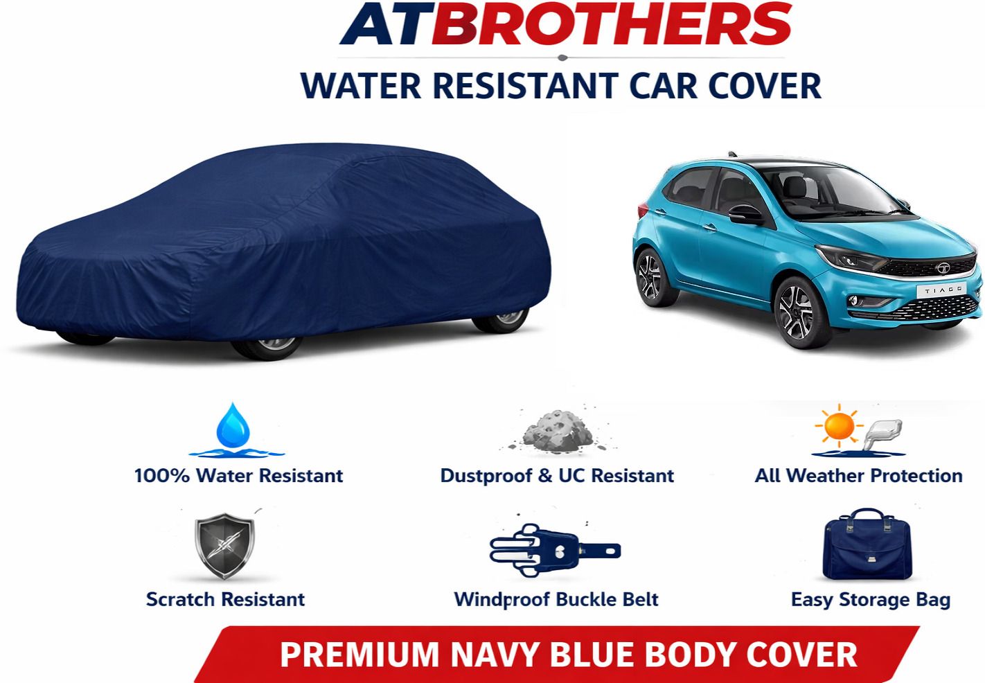 tata tiago xz plus petrol body cover