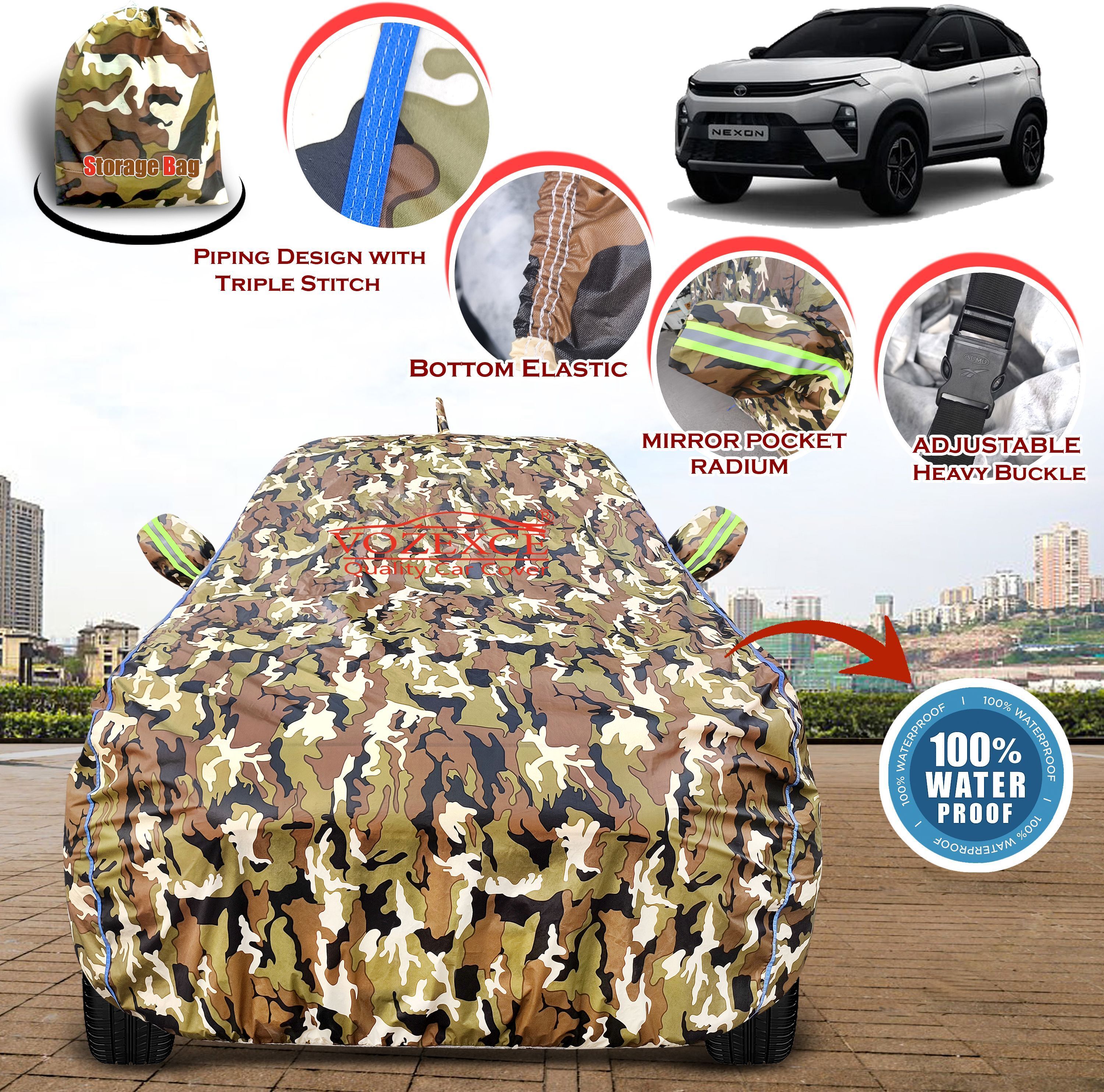Tata Nexon, Nexon AMT, Nexon Facelift Body Cover-image-49