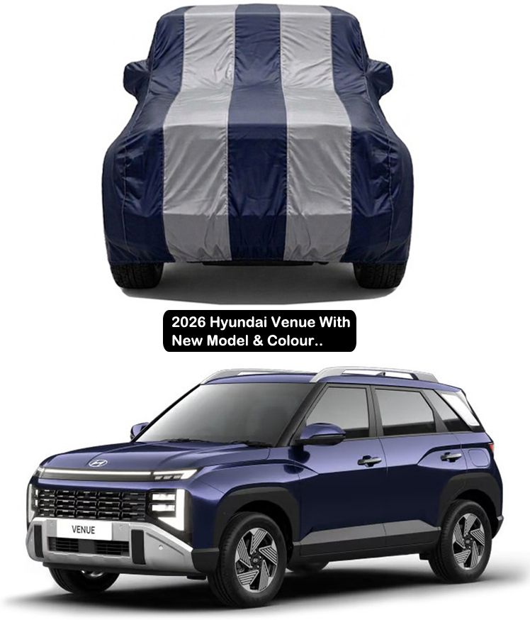 tricway Hyundai Venue Car Cover, Hyundai Venue car body cover, Hyundai Venue 2026 Car Cover, All weather venue car cover, Hyundai Venue 2019 - 2026 All Car Model, Hyundai Venue Water - Repellent Car Cover, Hyundai Venue All Model, Venue Covers, New Venue Car Cover, Venue Popular car cover, Venue Facelift cover 2026, water-resistant rainproof monsoon cover for Venue, 2026 venue facelift car cover, venue Body Cover-picture-25