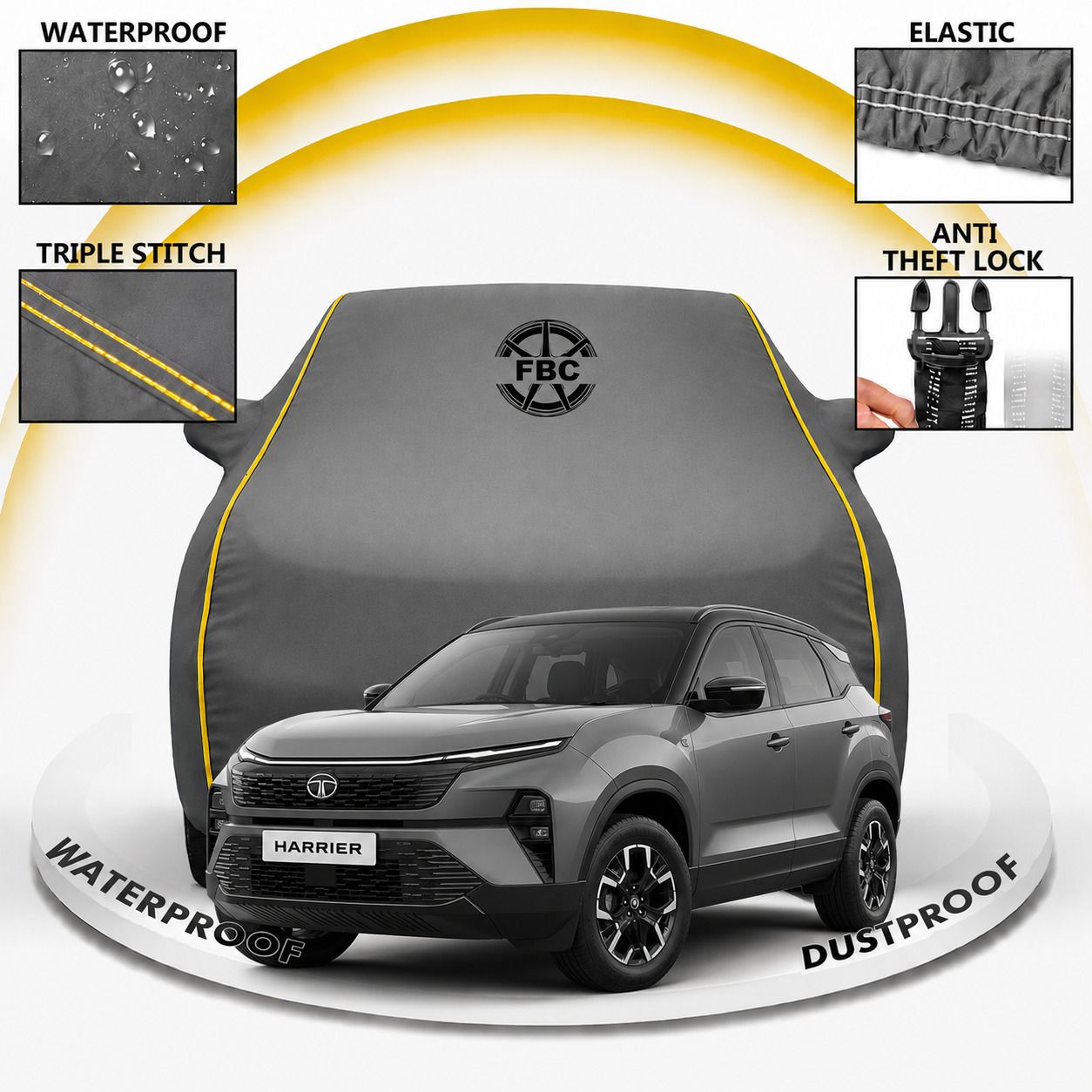 Tata Harrier Body Cover-image-14