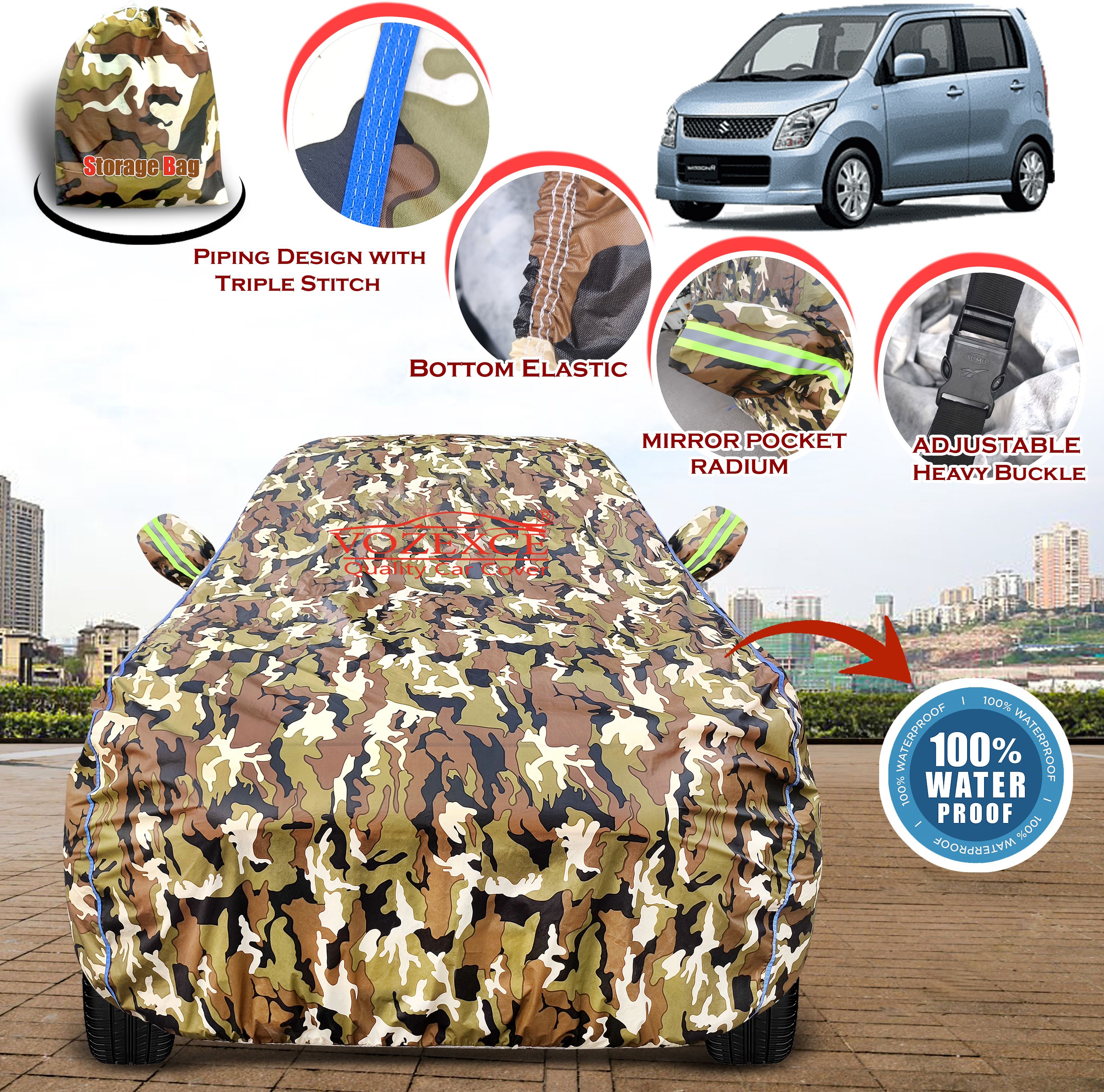 Maruti WagonR Body Cover-image-22