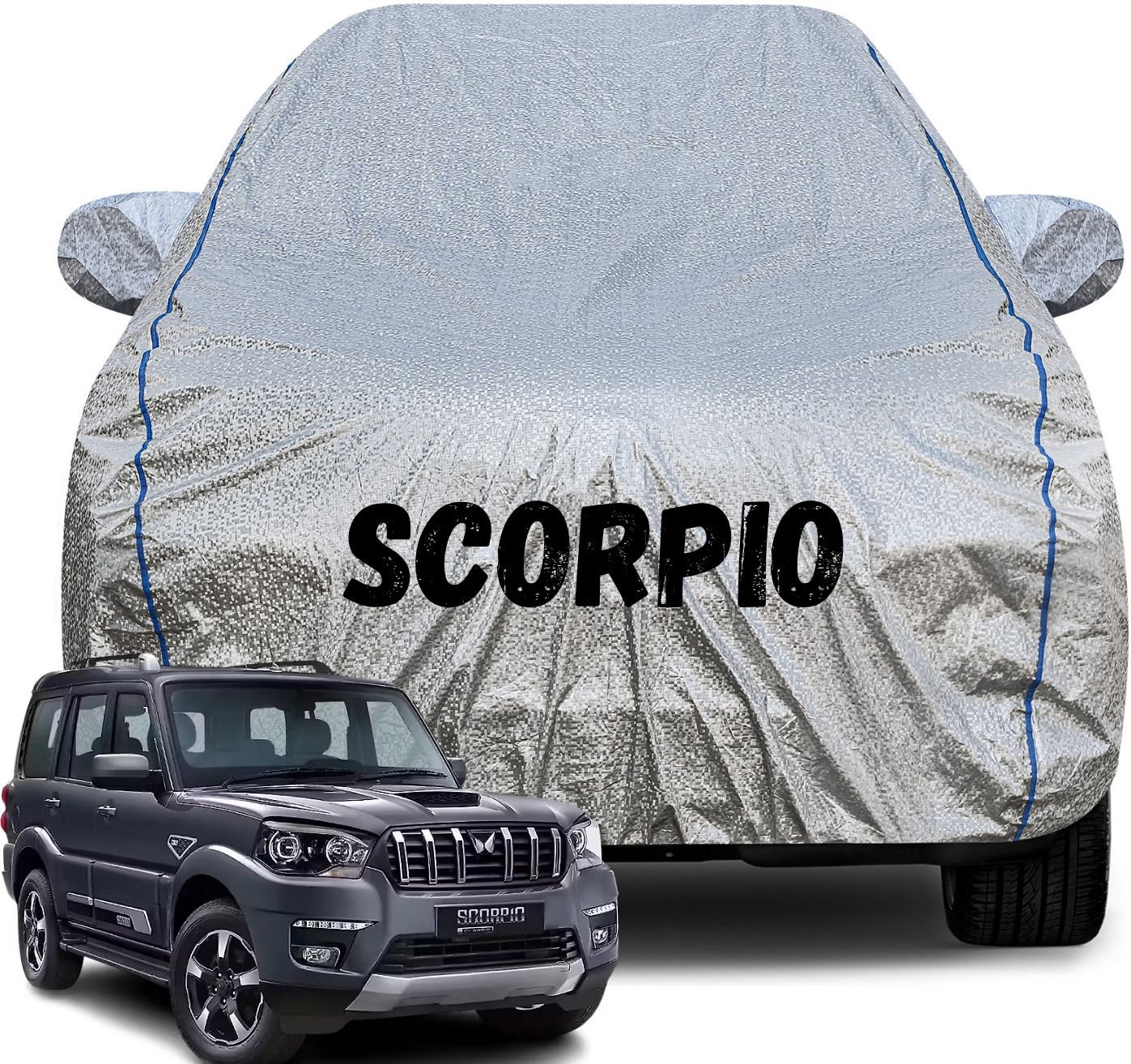Mahindra Scorpio, Scorpio Classic, Scorpio N, Scorpio S, Scorpio S3, Scorpio S5, Scorpio S7, Scorpio S9, Scorpio S11, Scorpio Z2, Scorpio Z4, Scorpio Z8L, Scorpio Automatic, Scorpio 4X4 Body Cover-image-45