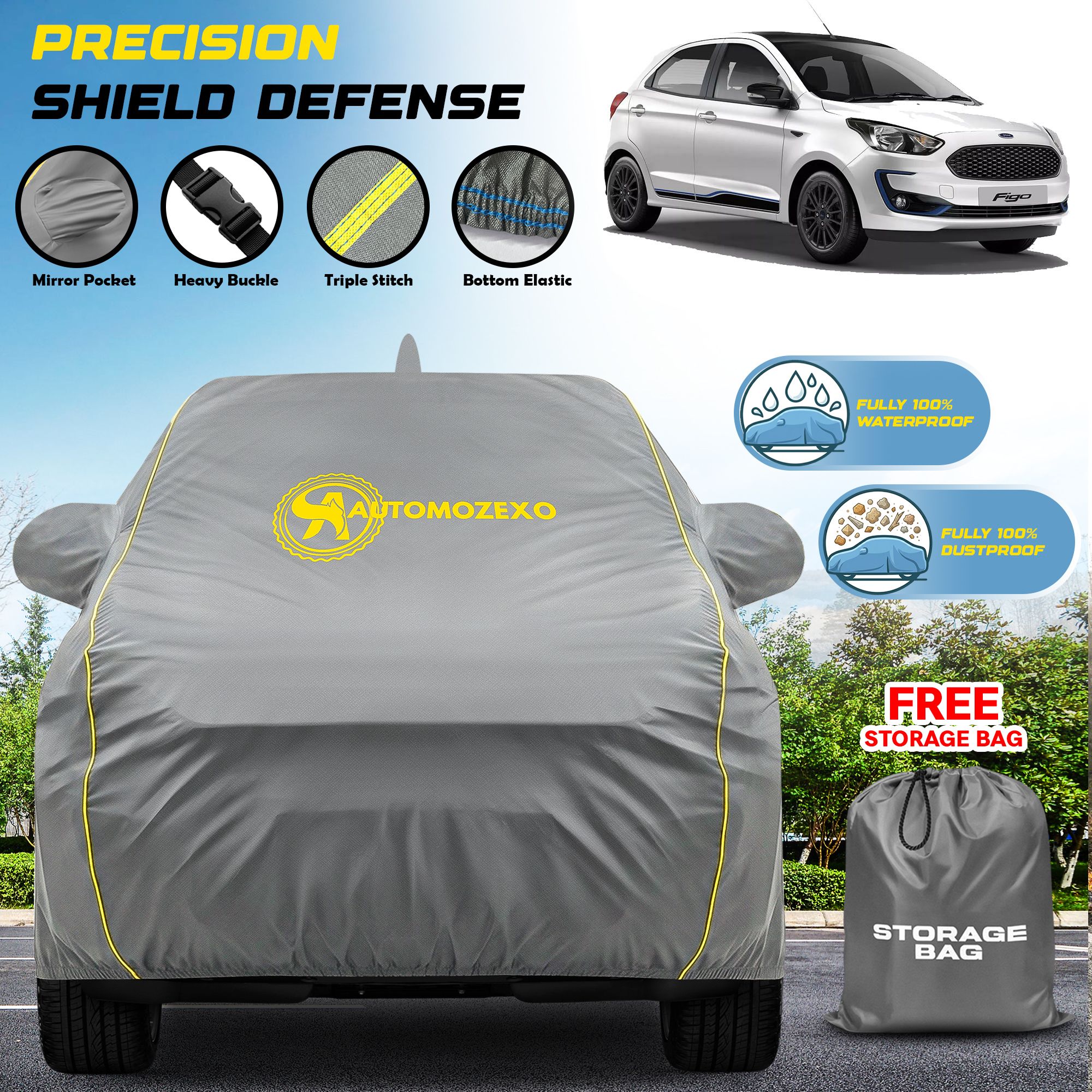 automozexo Ford Figo Body Cover-picture-28
